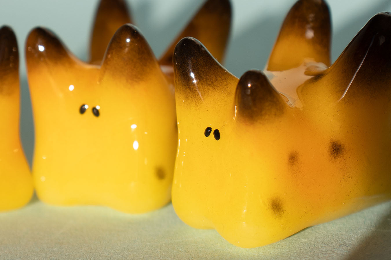 "Electric Mouse" Nudibranch (Thecacera pacifica) figurine