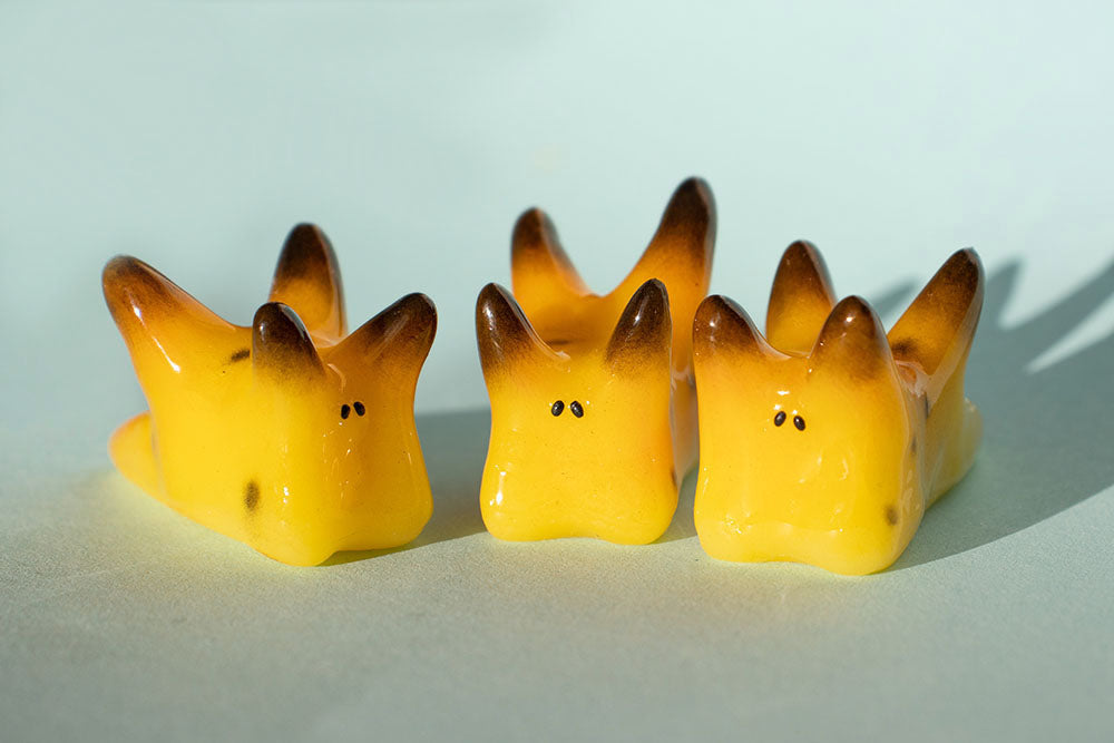 "Electric Mouse" Nudibranch (Thecacera pacifica) figurine